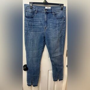 Pistola Split Hem Ankle Jeans, 33